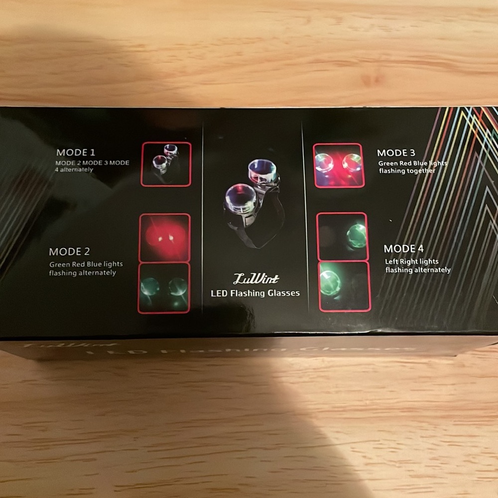 LED goggles - Picture 2 of 4
